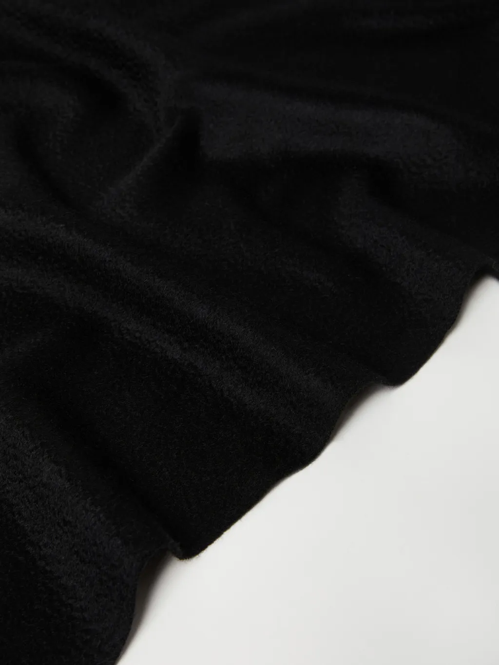 Cashmere Stole With Embroidery And Fringing