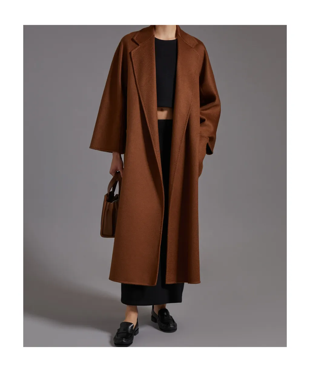 Ludmilla Belted Long-Sleeved Coat