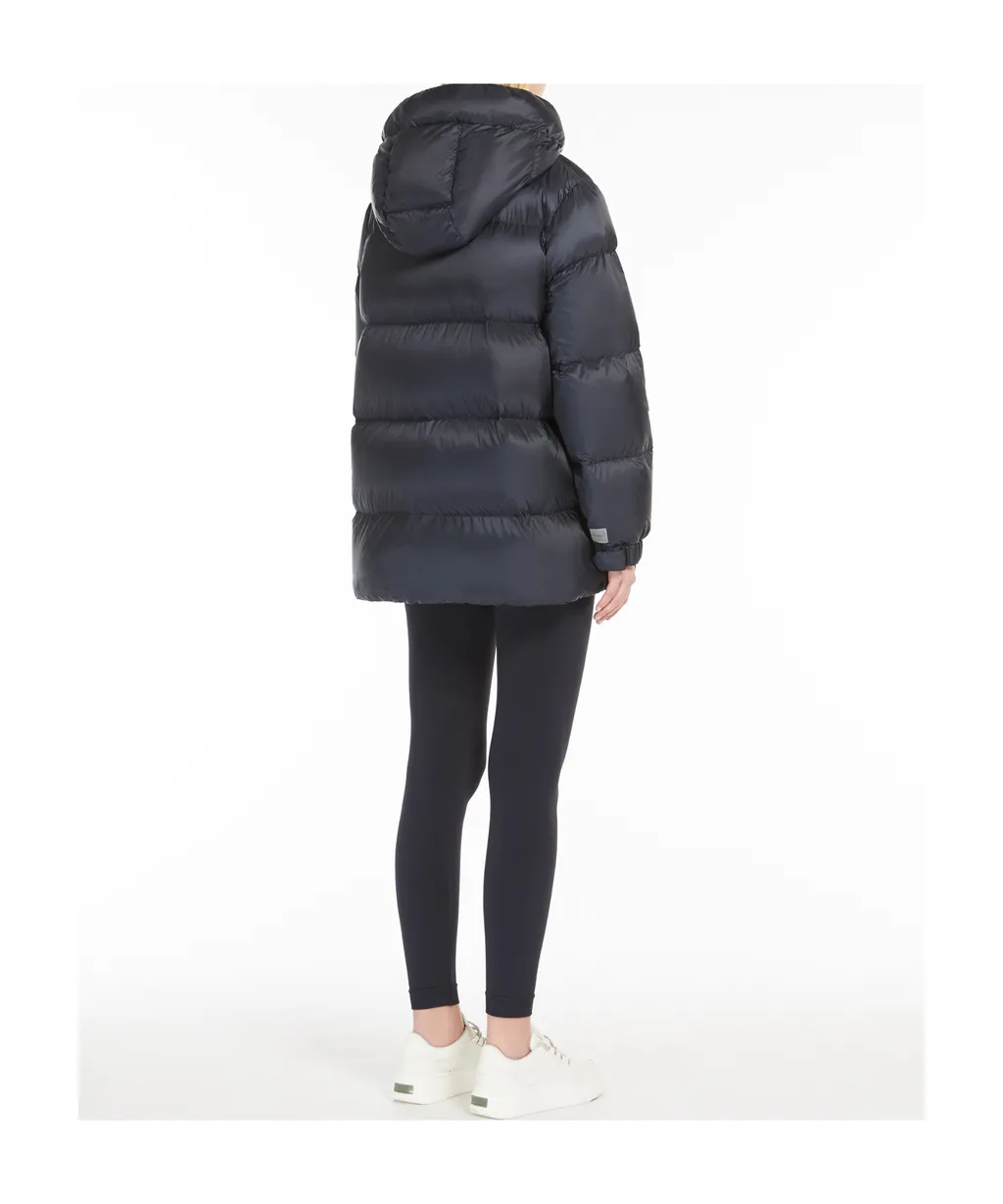 Down Jacket In Water-Repellent Canvas
