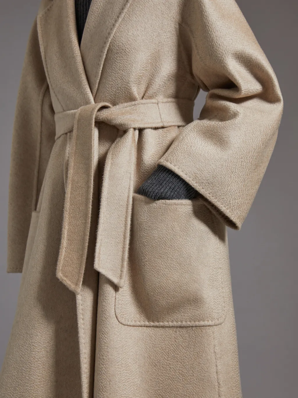 Ludmilla Belted Long-Sleeved Coat