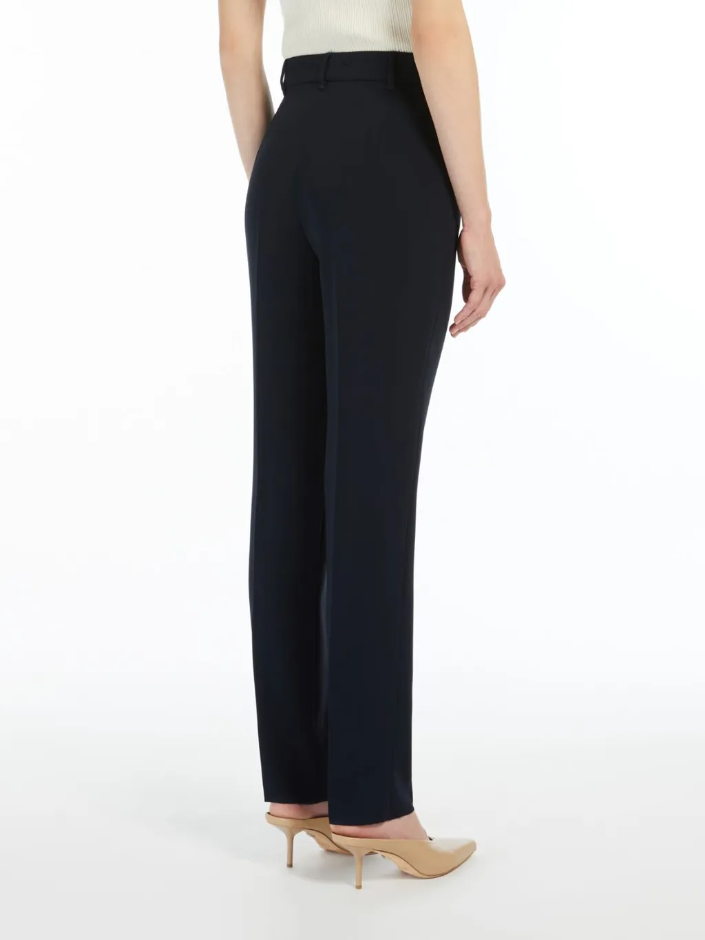 Straight-Fit Cady Trousers