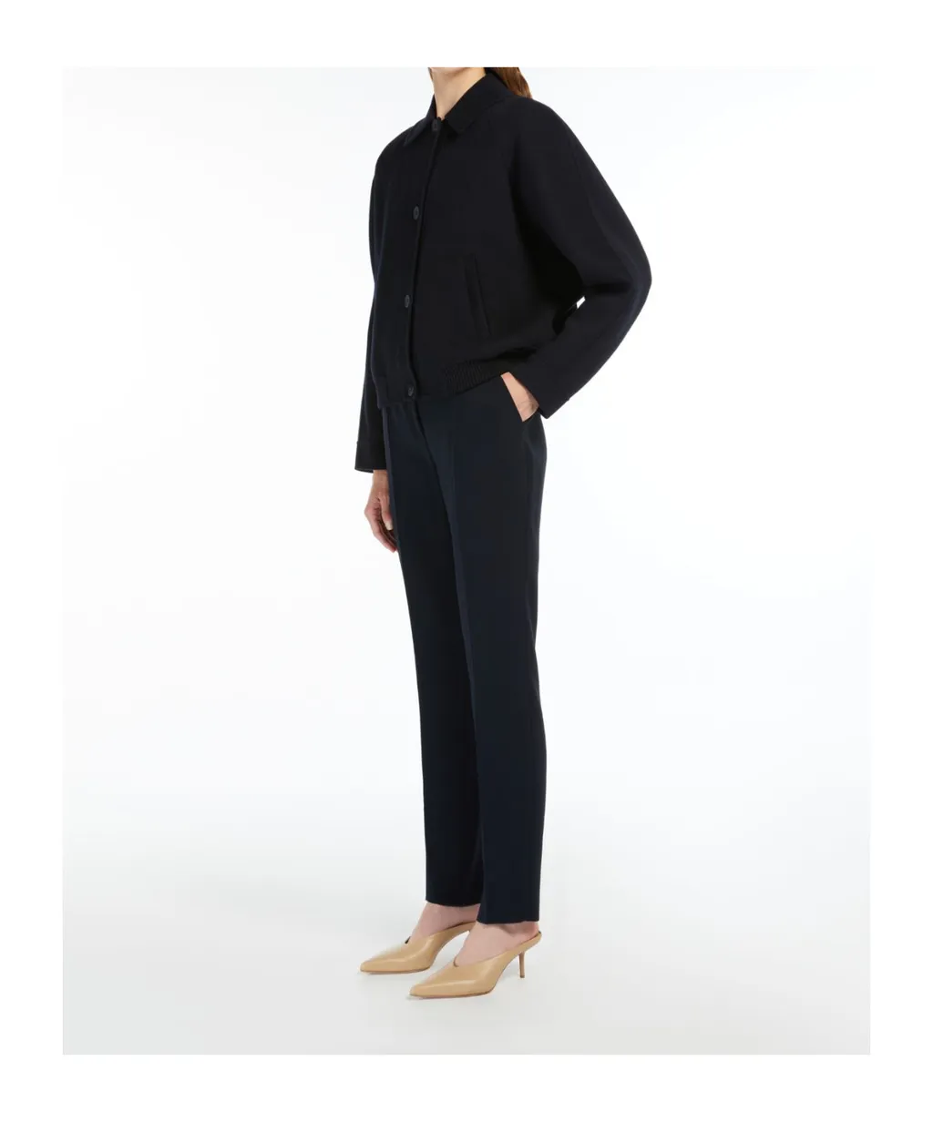 Straight-Fit Cady Trousers