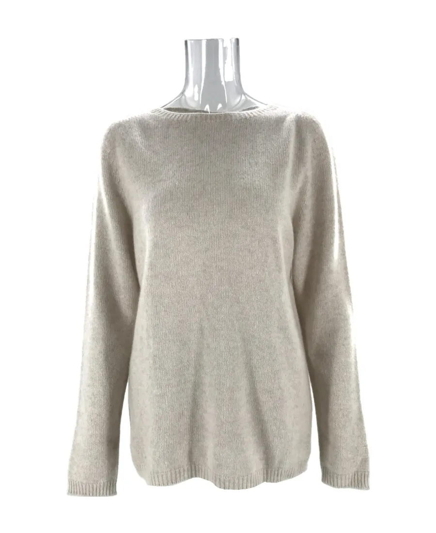 Round-Neck Long-Sleeved Sweater