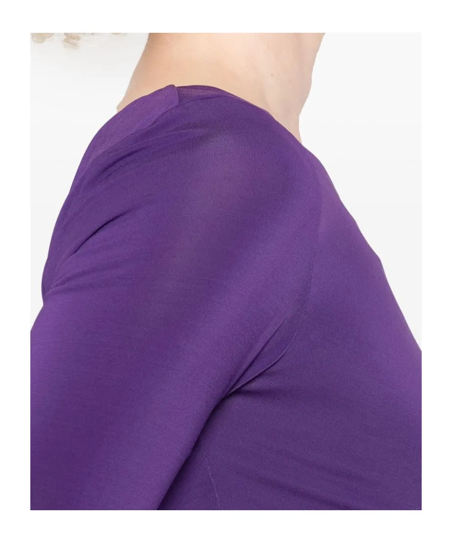 One-Shoulder Gathered Top