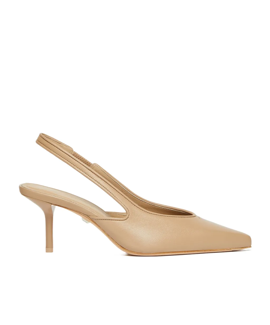Nappa Leather Slingbacks