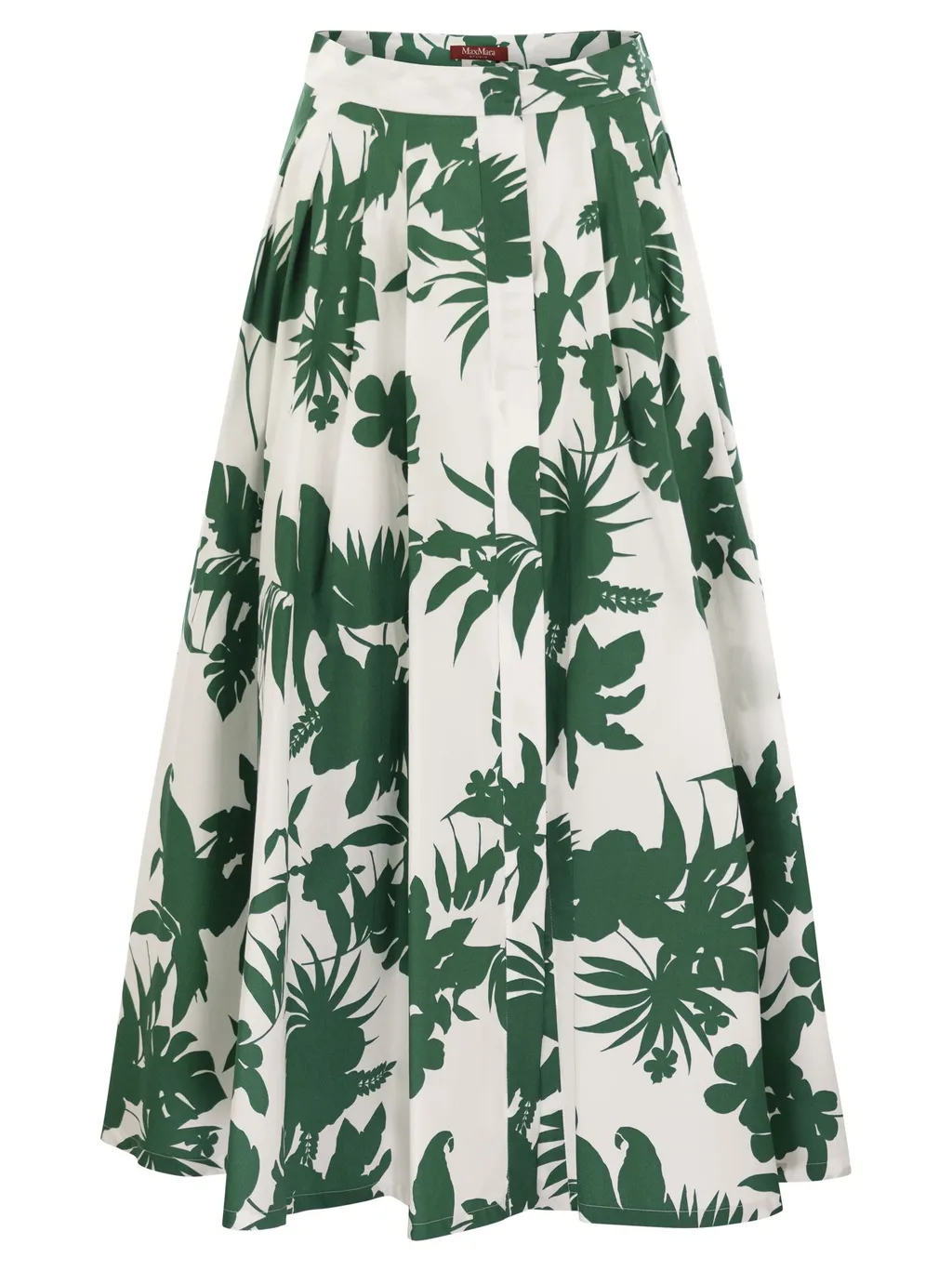 Studio Idoneo Allover Floral Printed Midi Skirt