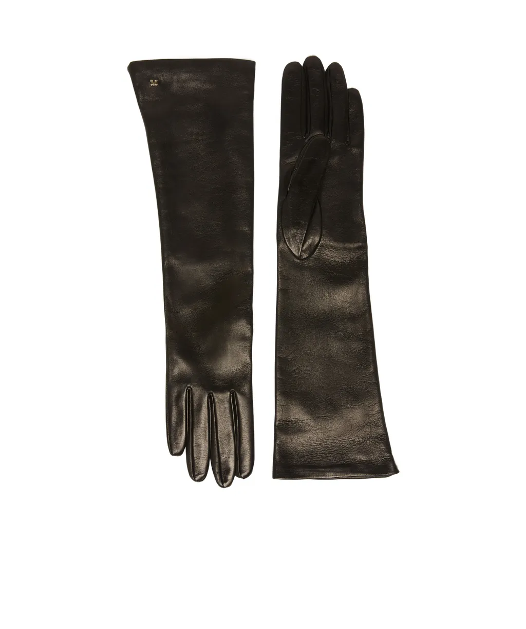 Long Nappa Leather Gloves