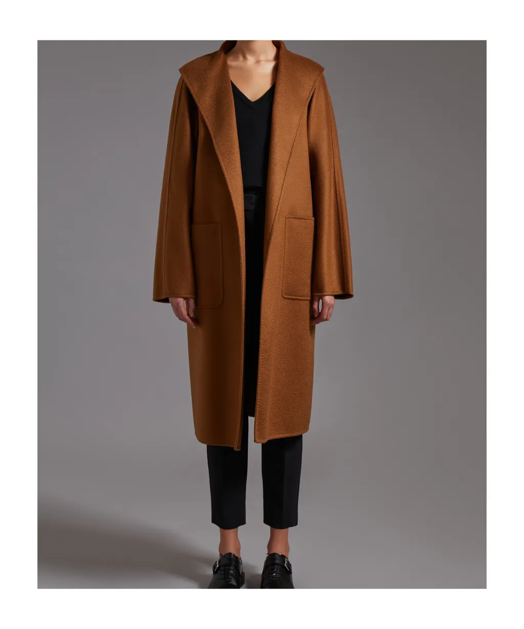 Lilia Belted Long-Sleeved Coat