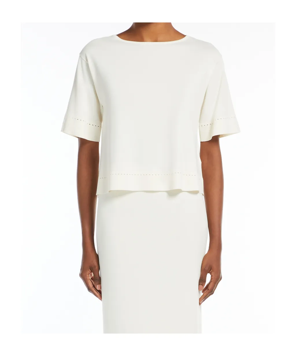 Viscose Boat-Neck Sweater