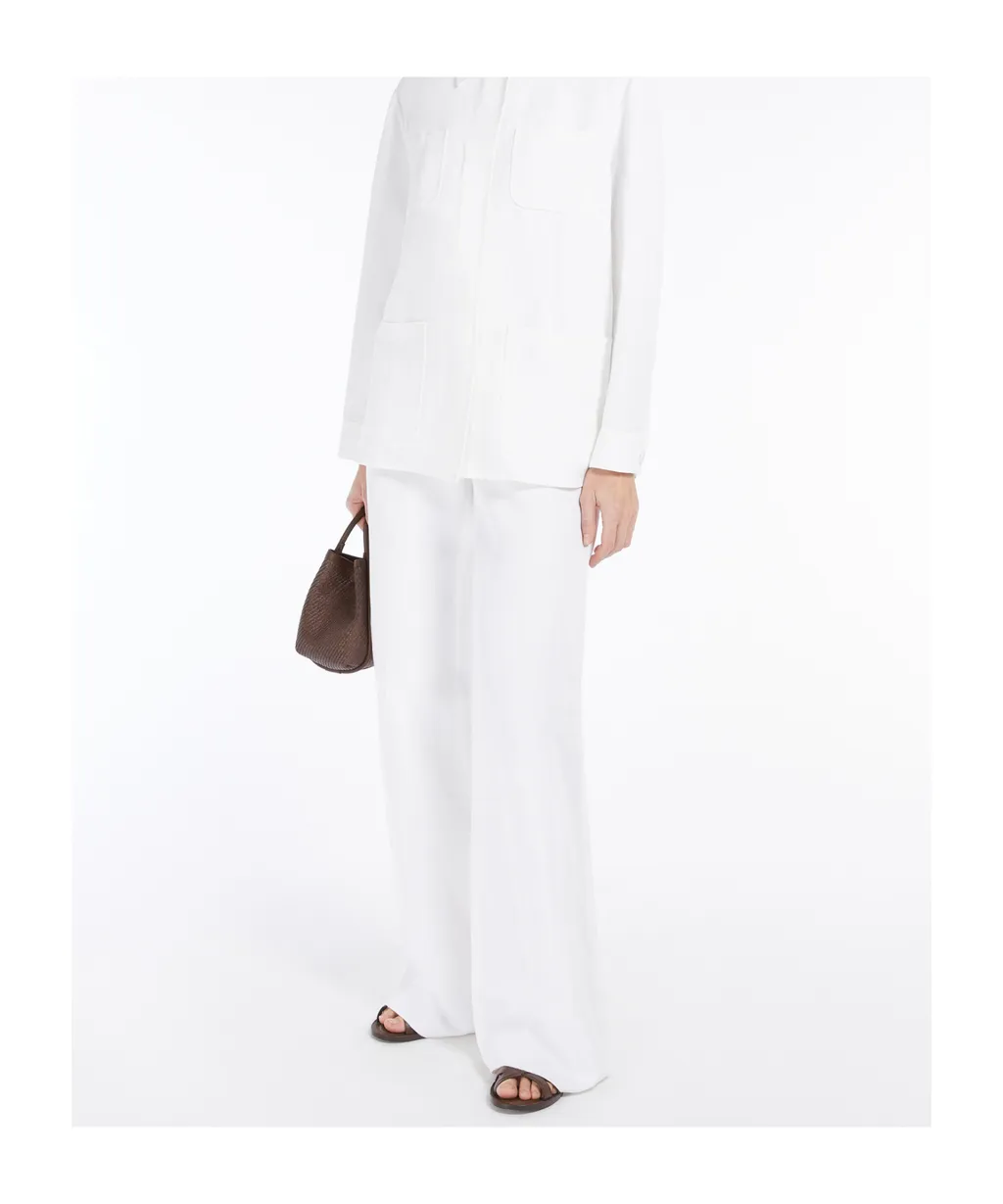 Flowing Canvas Trousers