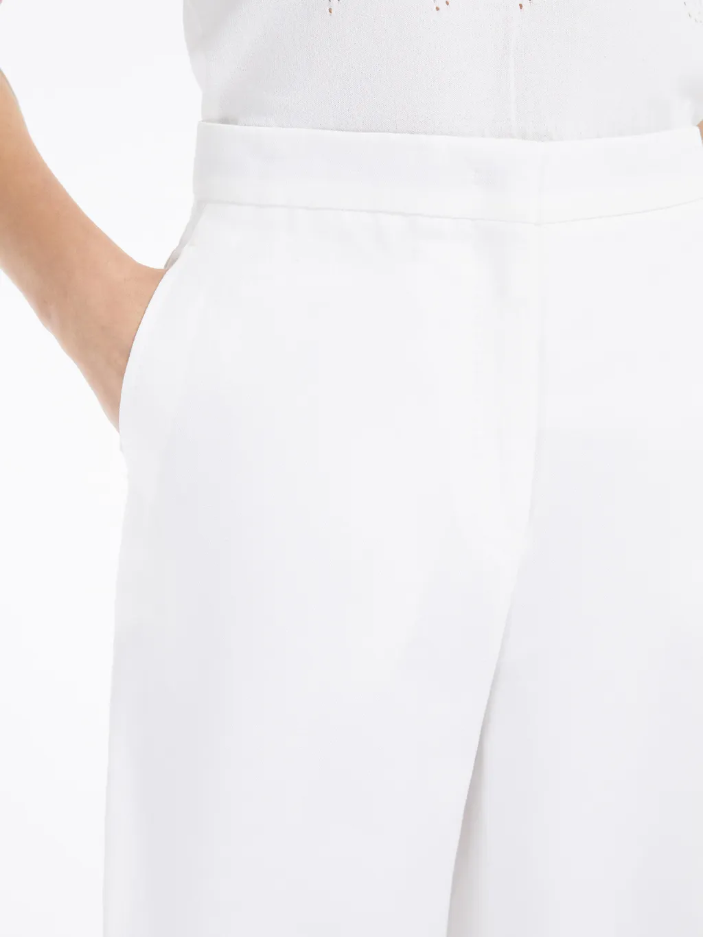 Flowing Canvas Trousers