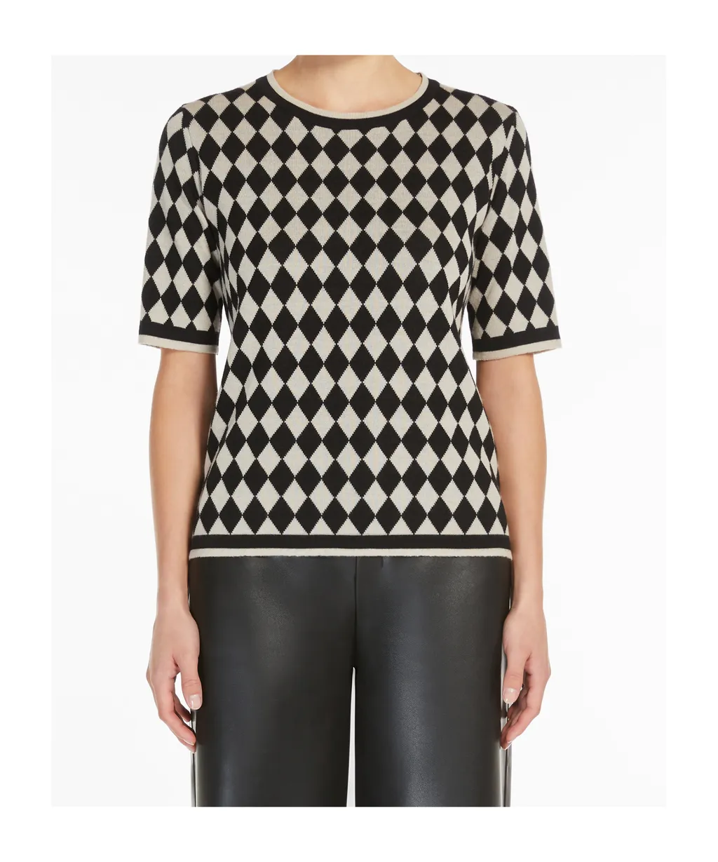 Jacquard Wool Sweater