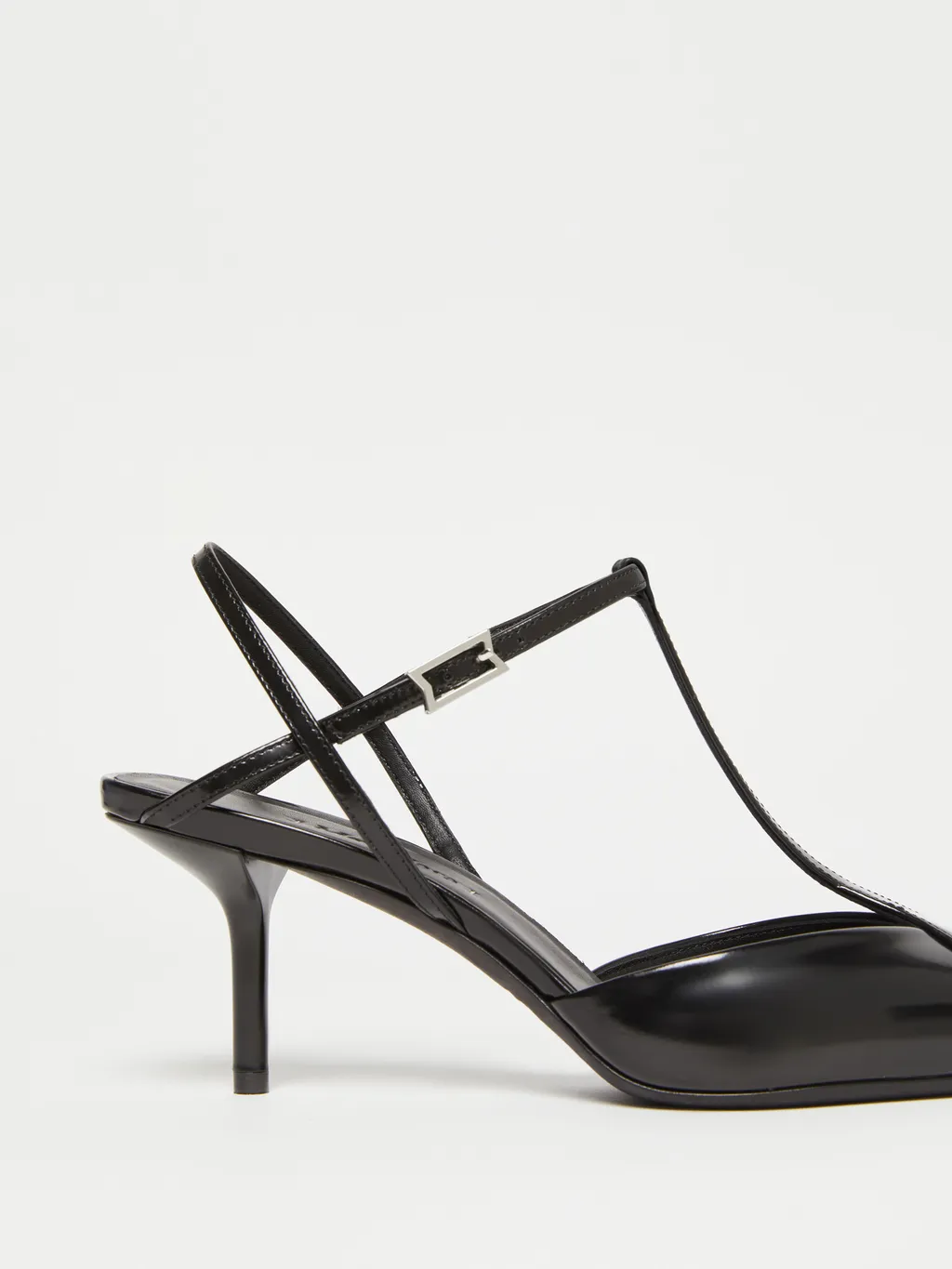 Buffed Leather Slingbacks