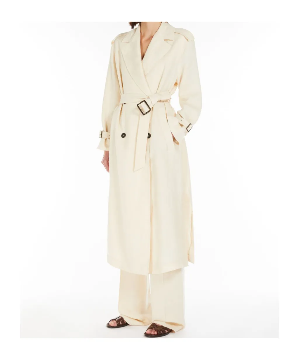 Studio Double-Breasted Belted Coat