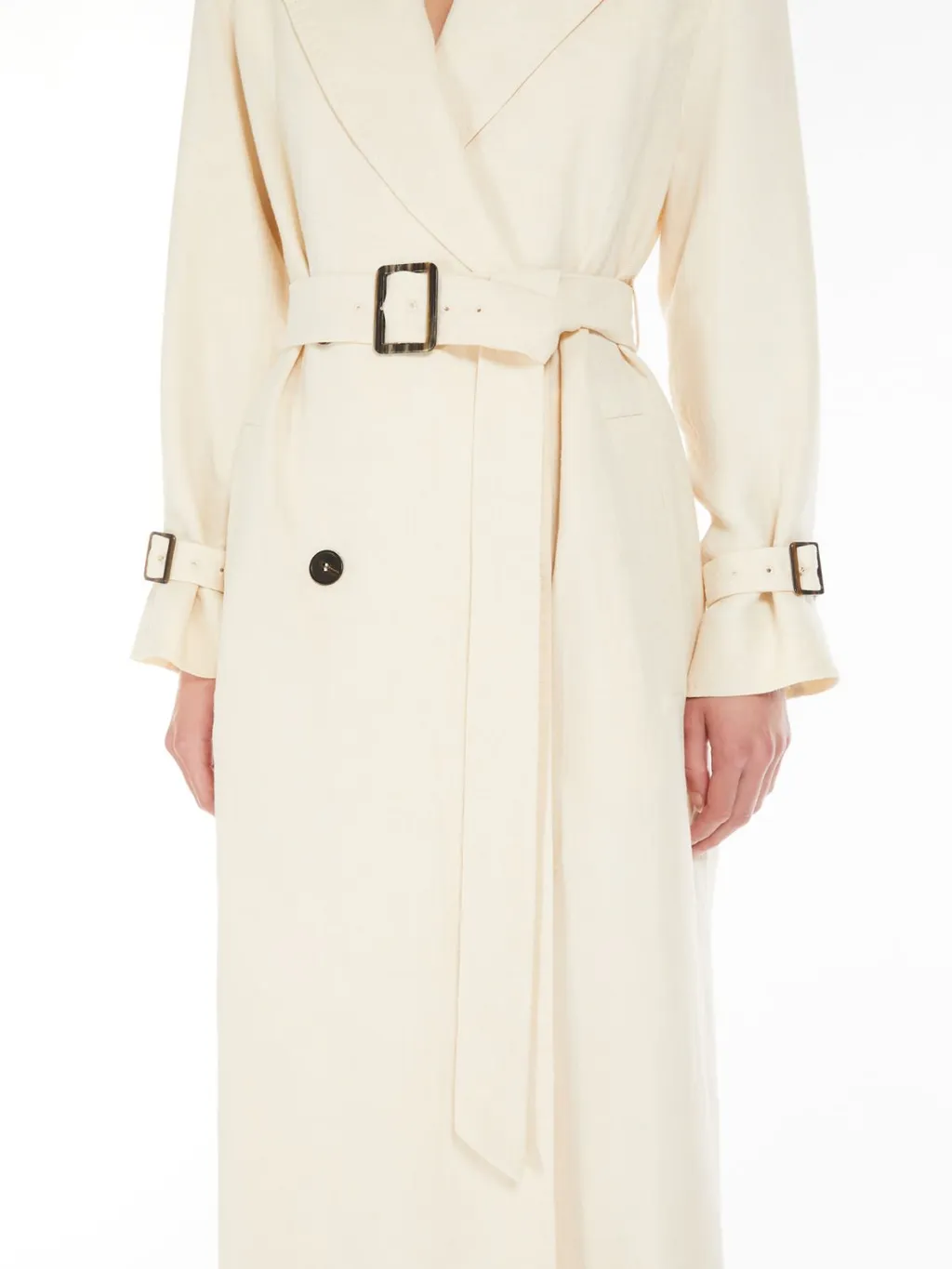 Studio Double-Breasted Belted Coat