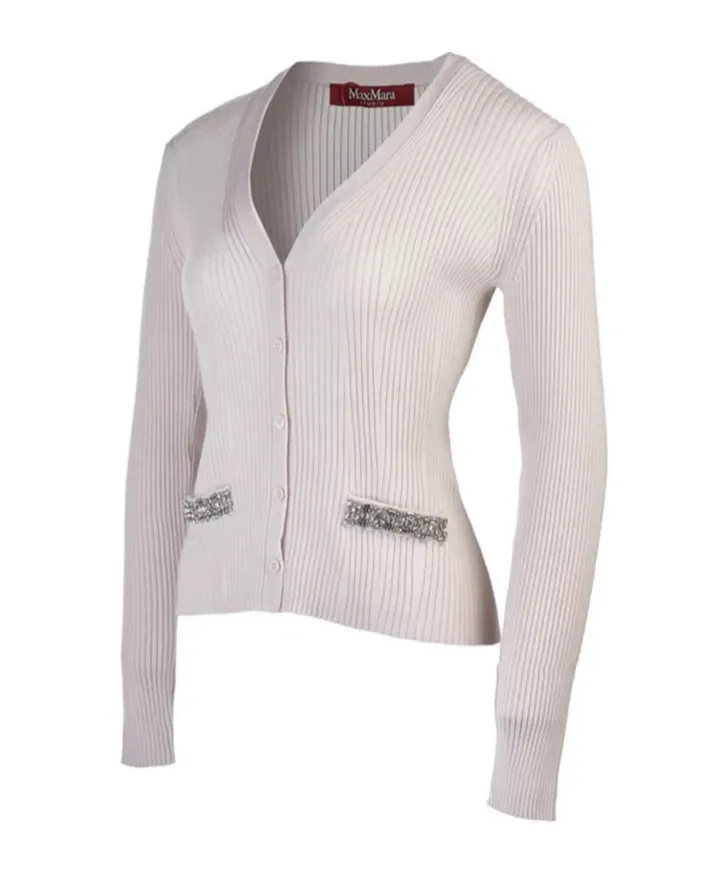 V-Neck Long-Sleeved Sweater