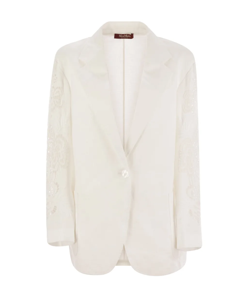 Angizia Embroidered Oversized Jacket