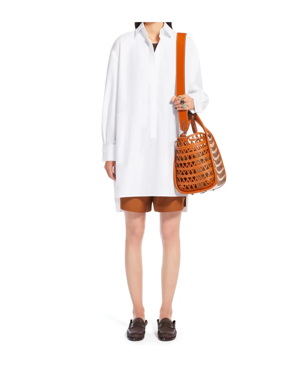 Logo Plaque Cut-Out Tote Bag