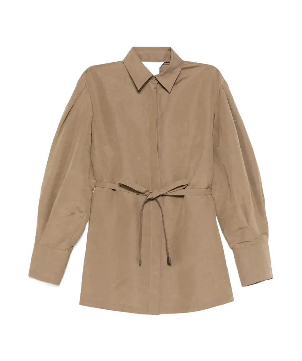 Affari Oversized Belted Shirt