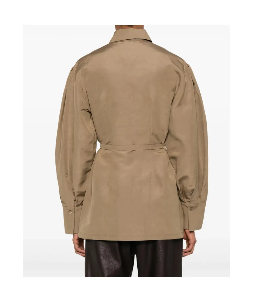 Affari Oversized Belted Shirt