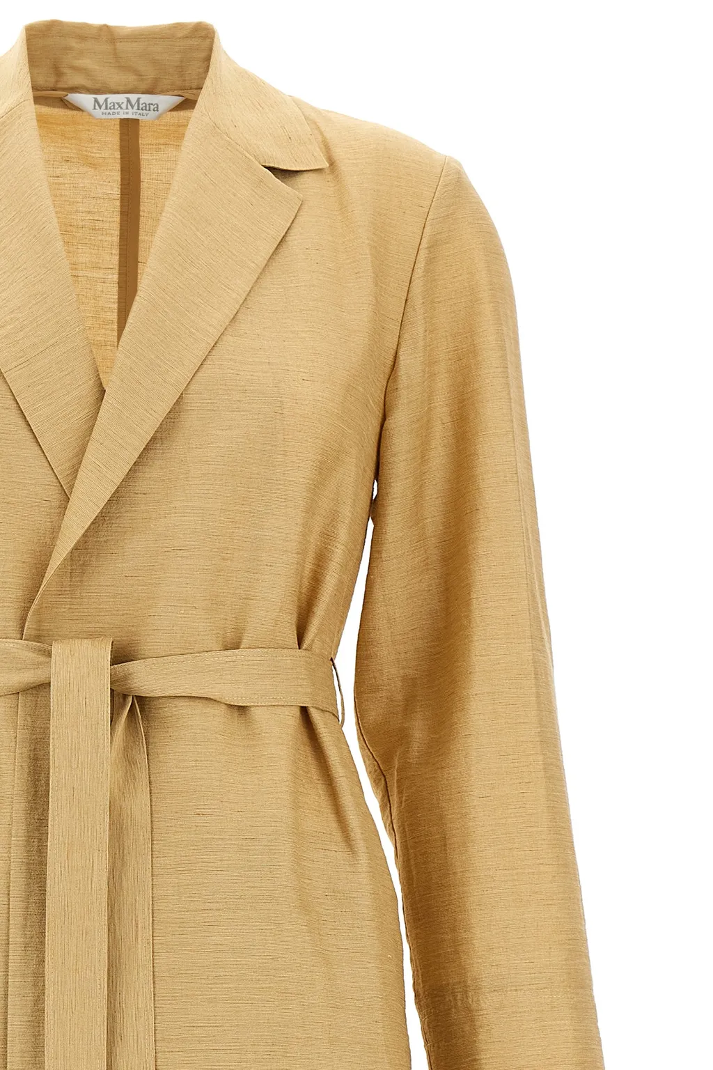 Meandro Belted Long Coat