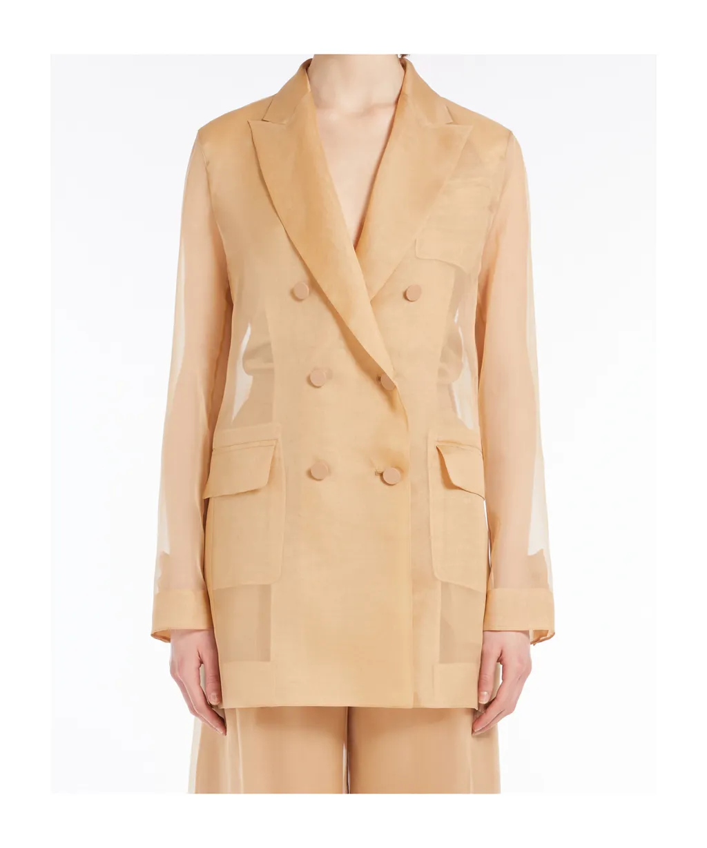 Pianoforte Double-Breasted Long-Sleeved Jacket