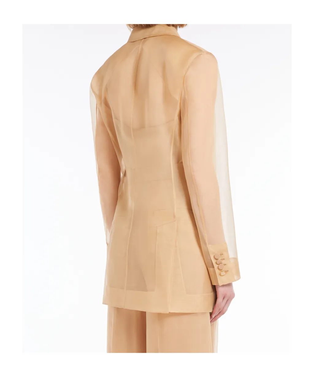 Pianoforte Double-Breasted Long-Sleeved Jacket