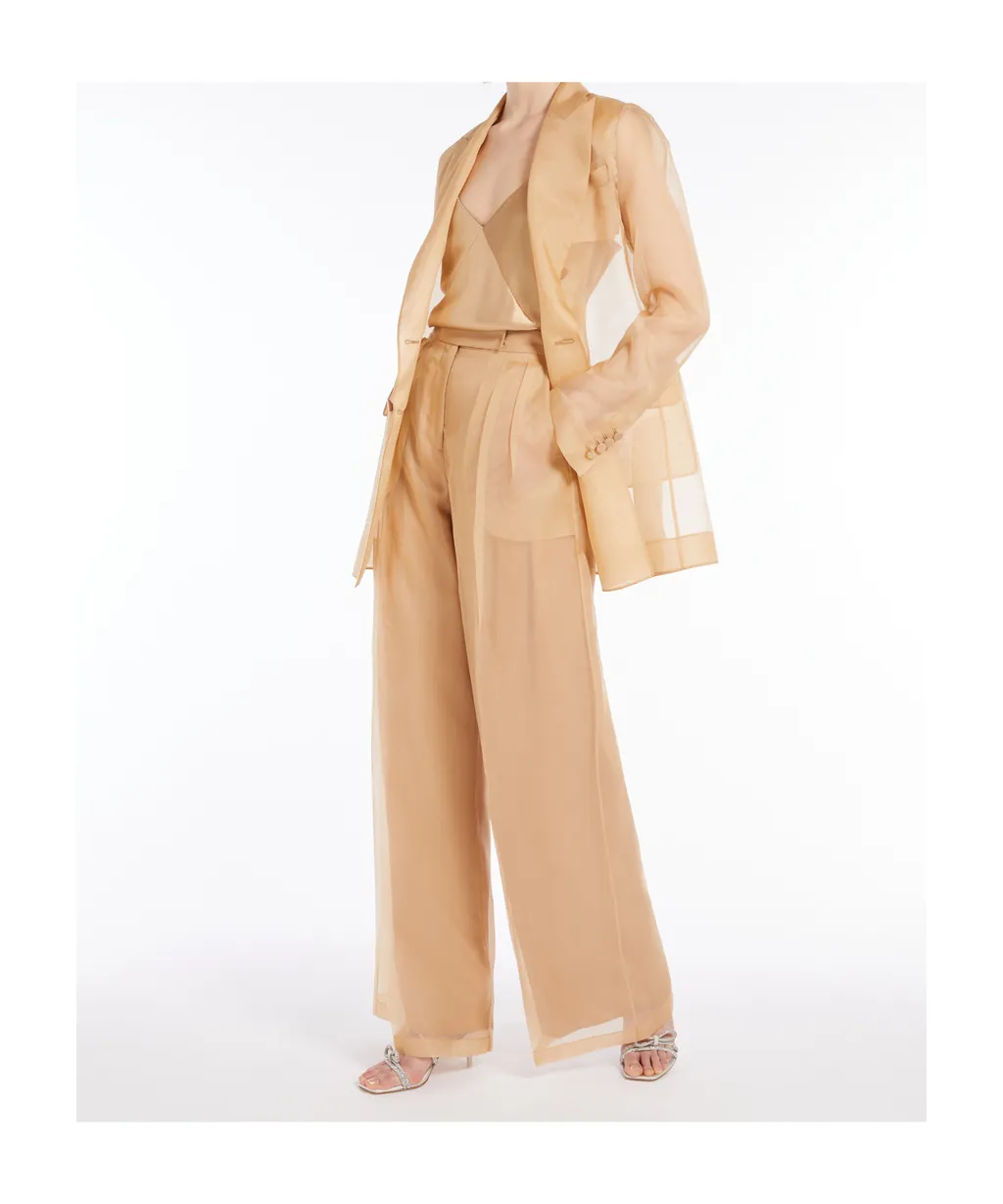 Pianoforte Double-Breasted Long-Sleeved Jacket