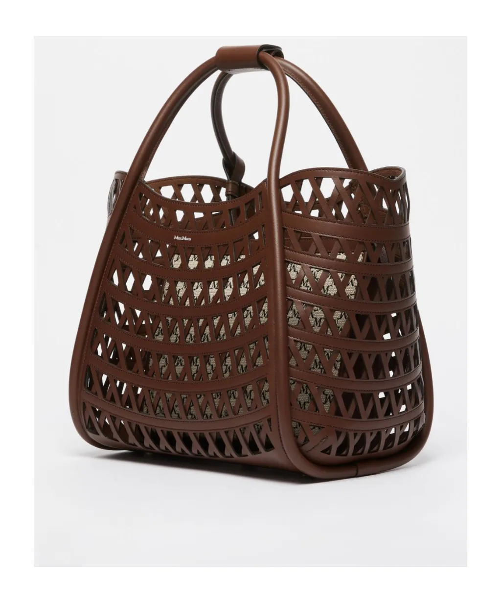 Woven Top Handle Bag