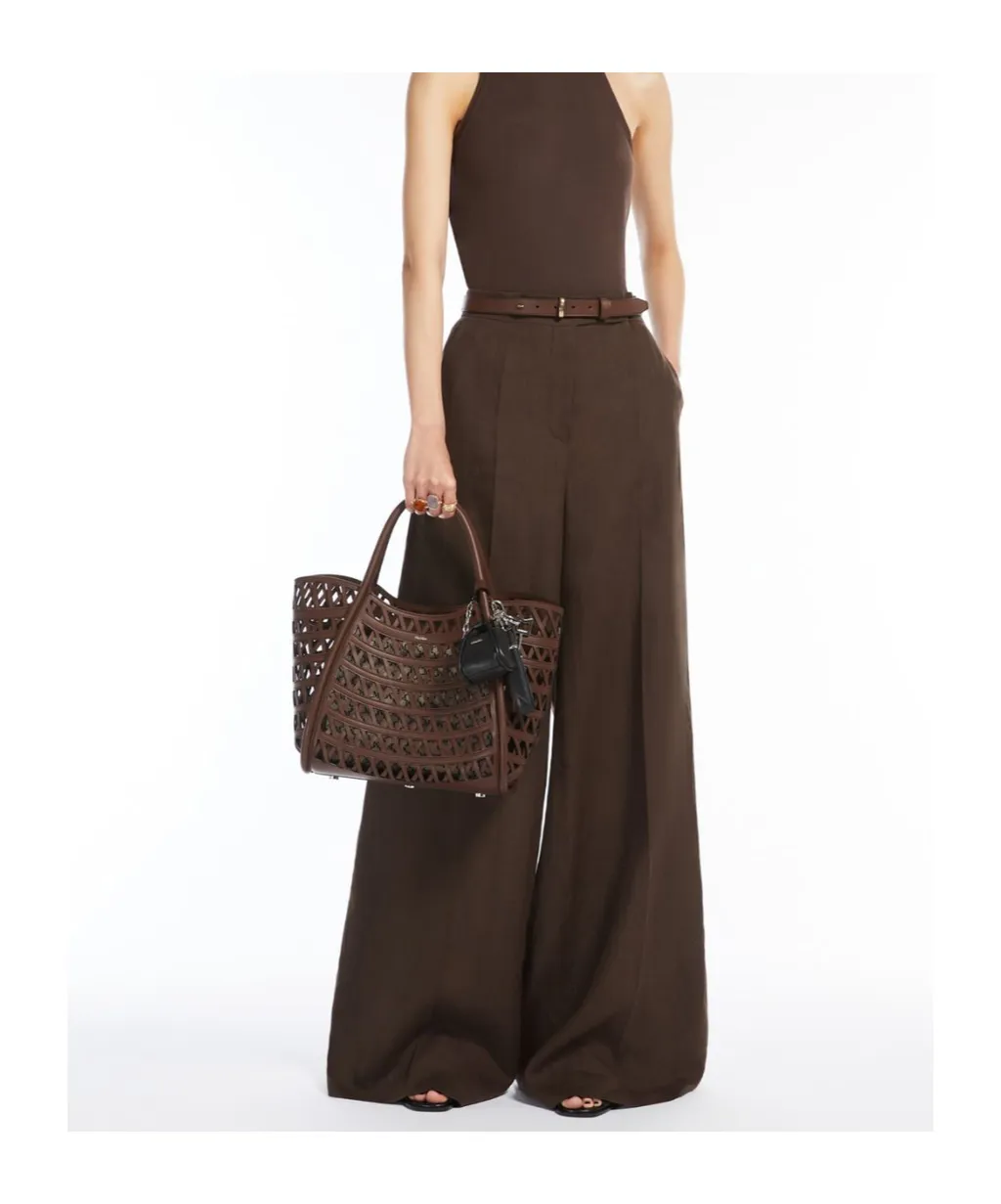 Woven Top Handle Bag