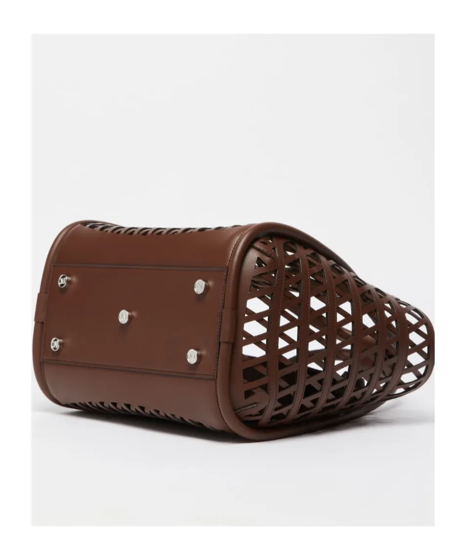 Woven Top Handle Bag