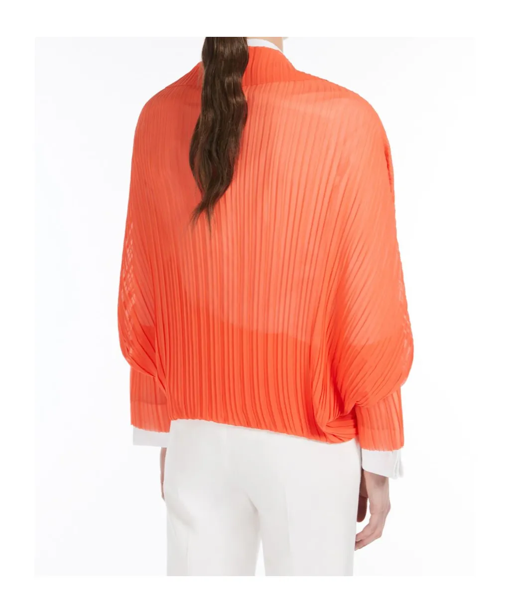 Vesuvio Pleated Open Front Shrug