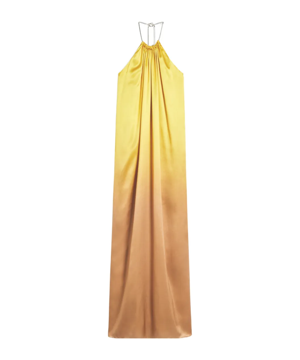 Deruta Halterneck Sleeveless Dress