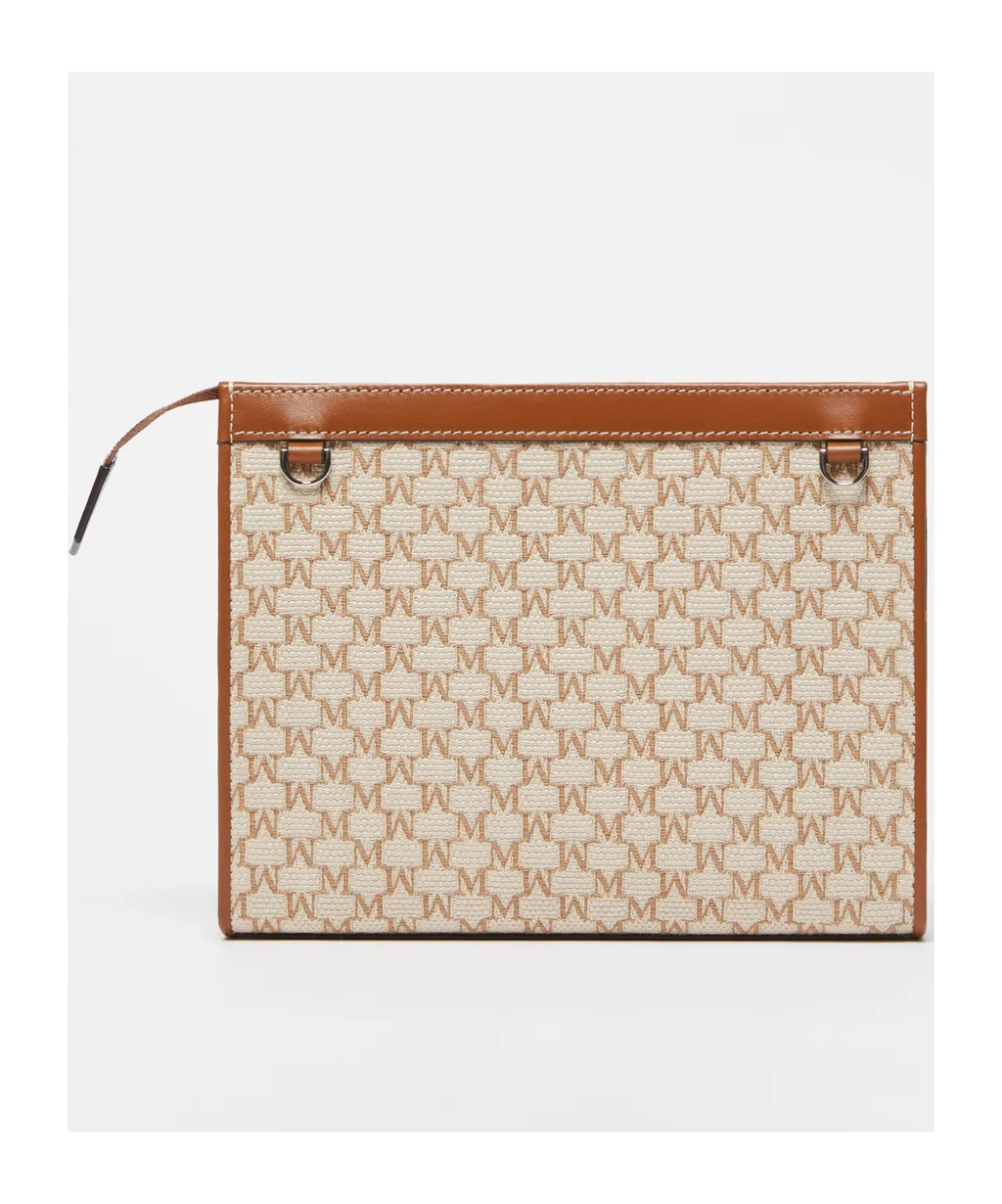 Mmtrousses Logo Plaque Zip-Up Wallet