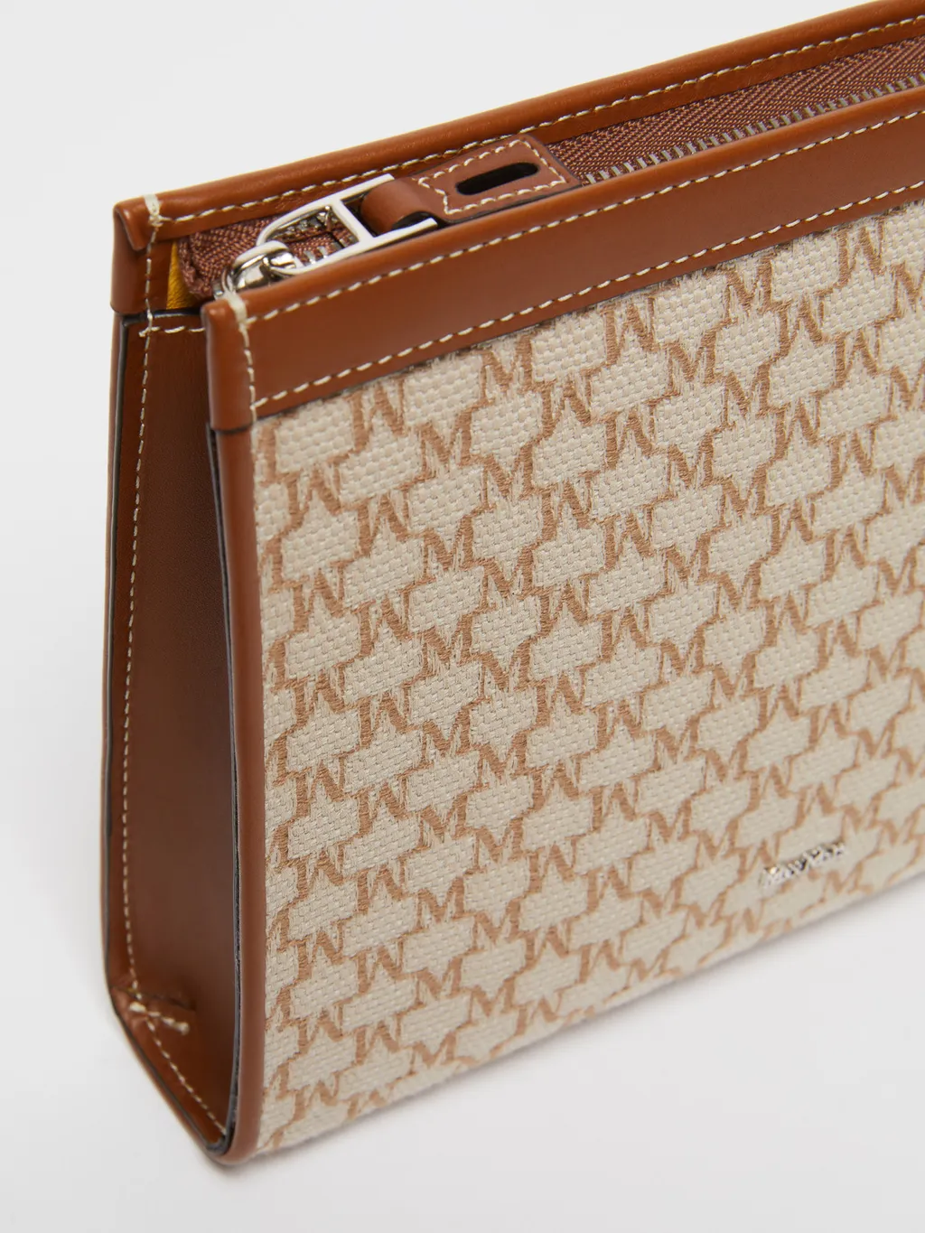Mmtrousses Logo Plaque Zip-Up Wallet