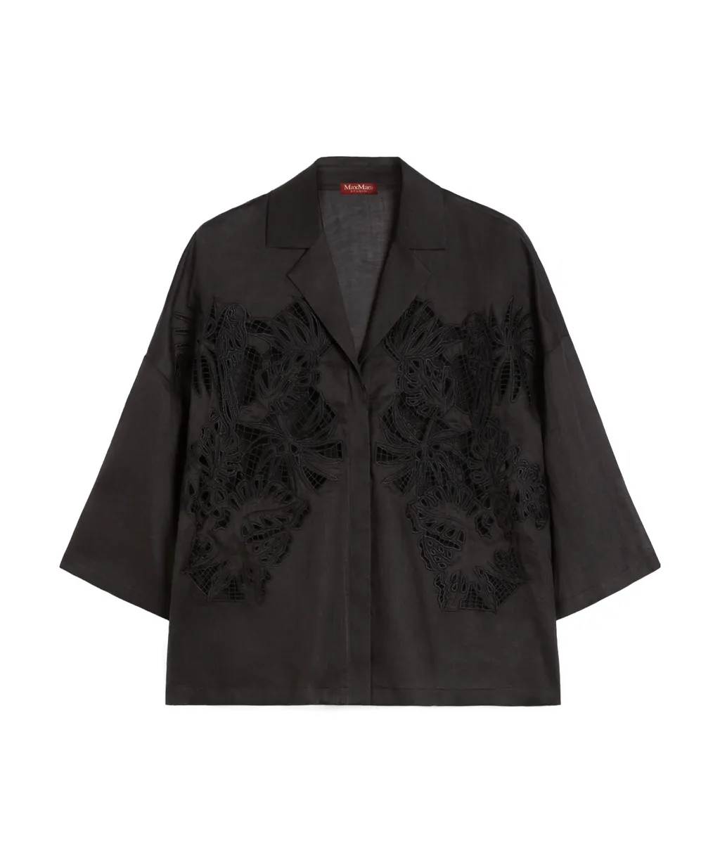 Legno Embroidered Button-Up Shirt