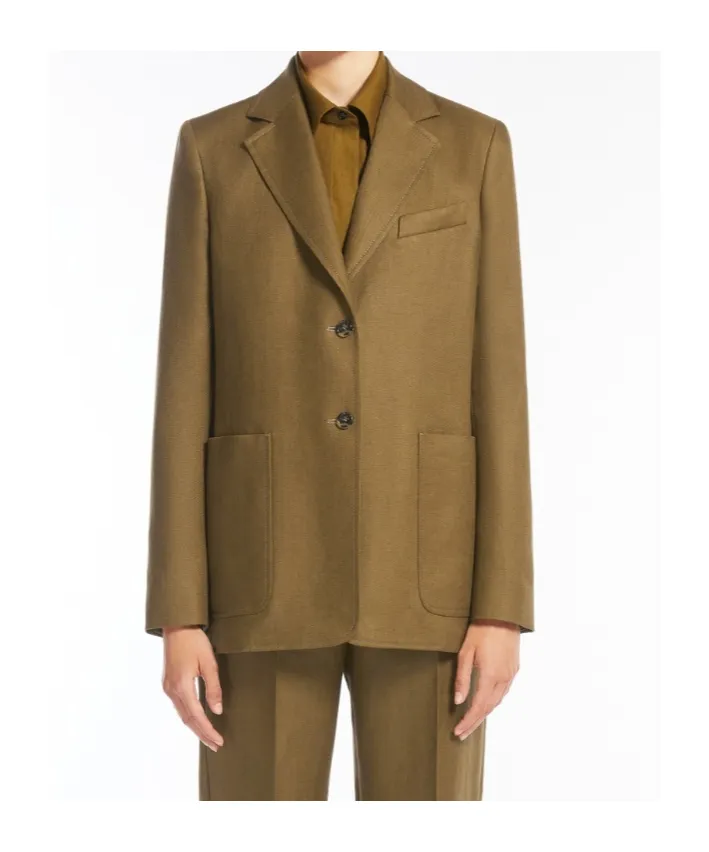 Single-Breasted Long-Sleeved Jacket