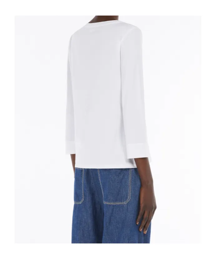 Jersey Boat-Neck T-Shirt