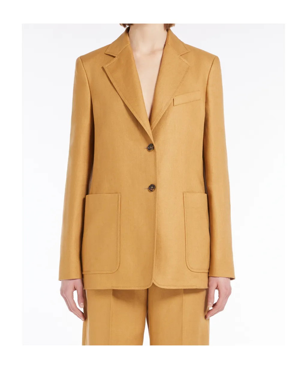Single-Breasted Long-Sleeved Jacket