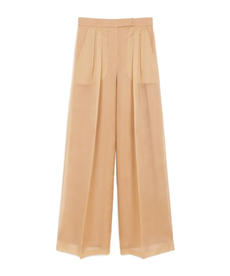Pianoforte Pleat Detailed Wide Leg Pants