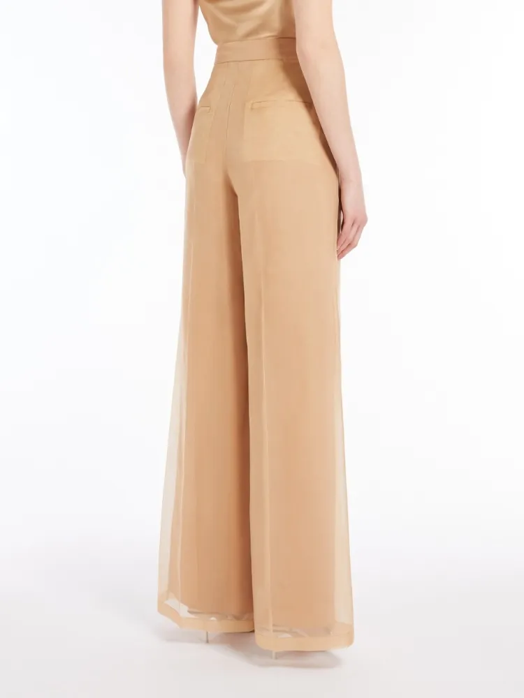Pianoforte Pleat Detailed Wide Leg Pants