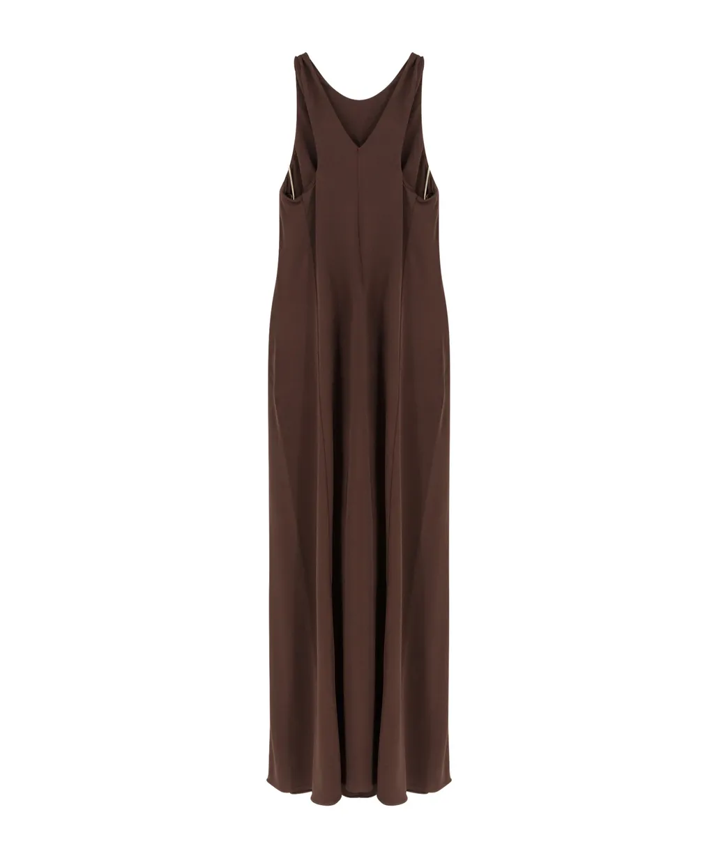 Pompei Crewneck Sleeveless Dress