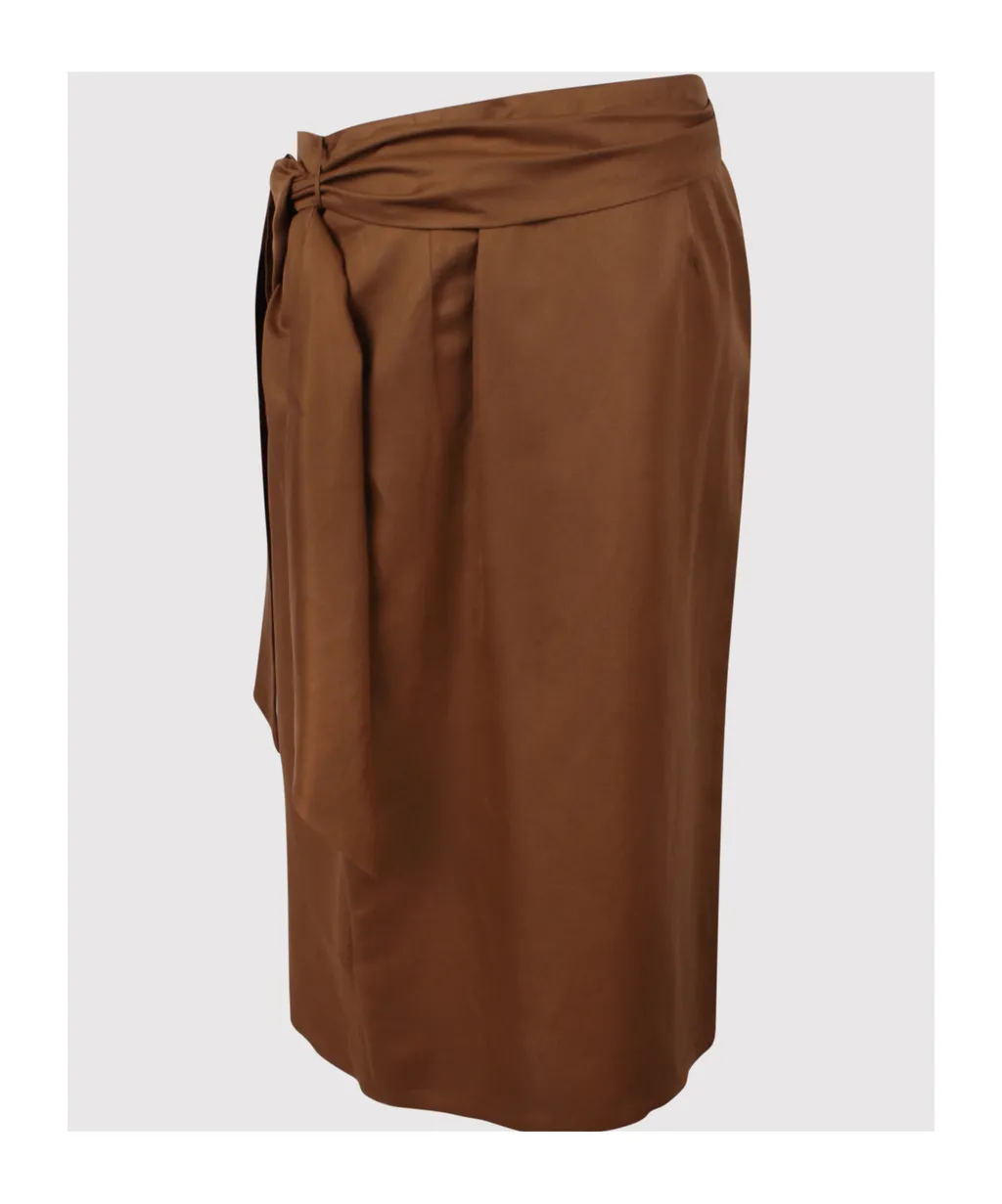 Tequila Asymmetric Midi Skirt
