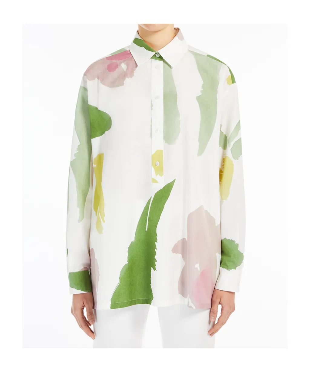Printed Oversized Blouse