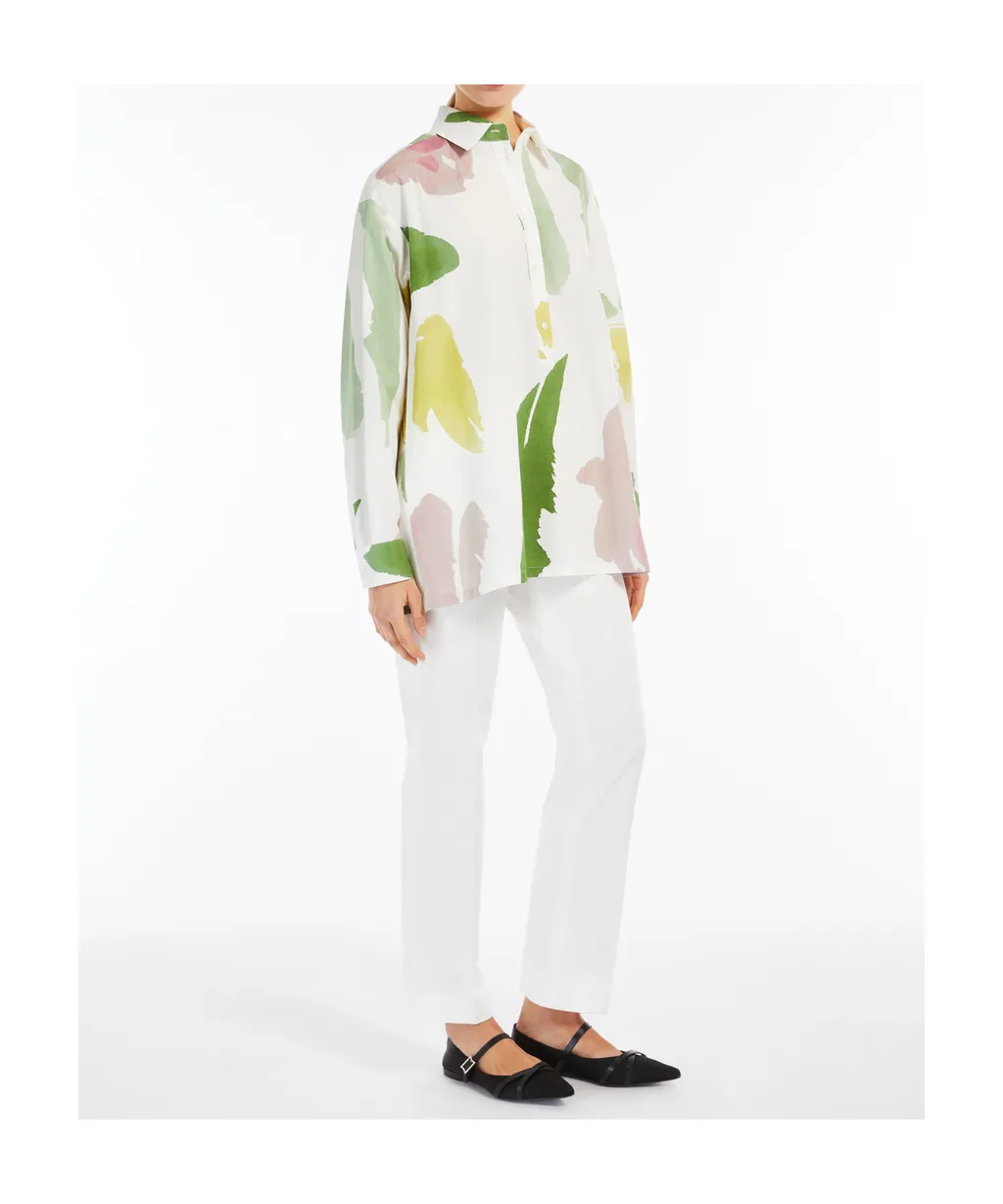 Printed Oversized Blouse