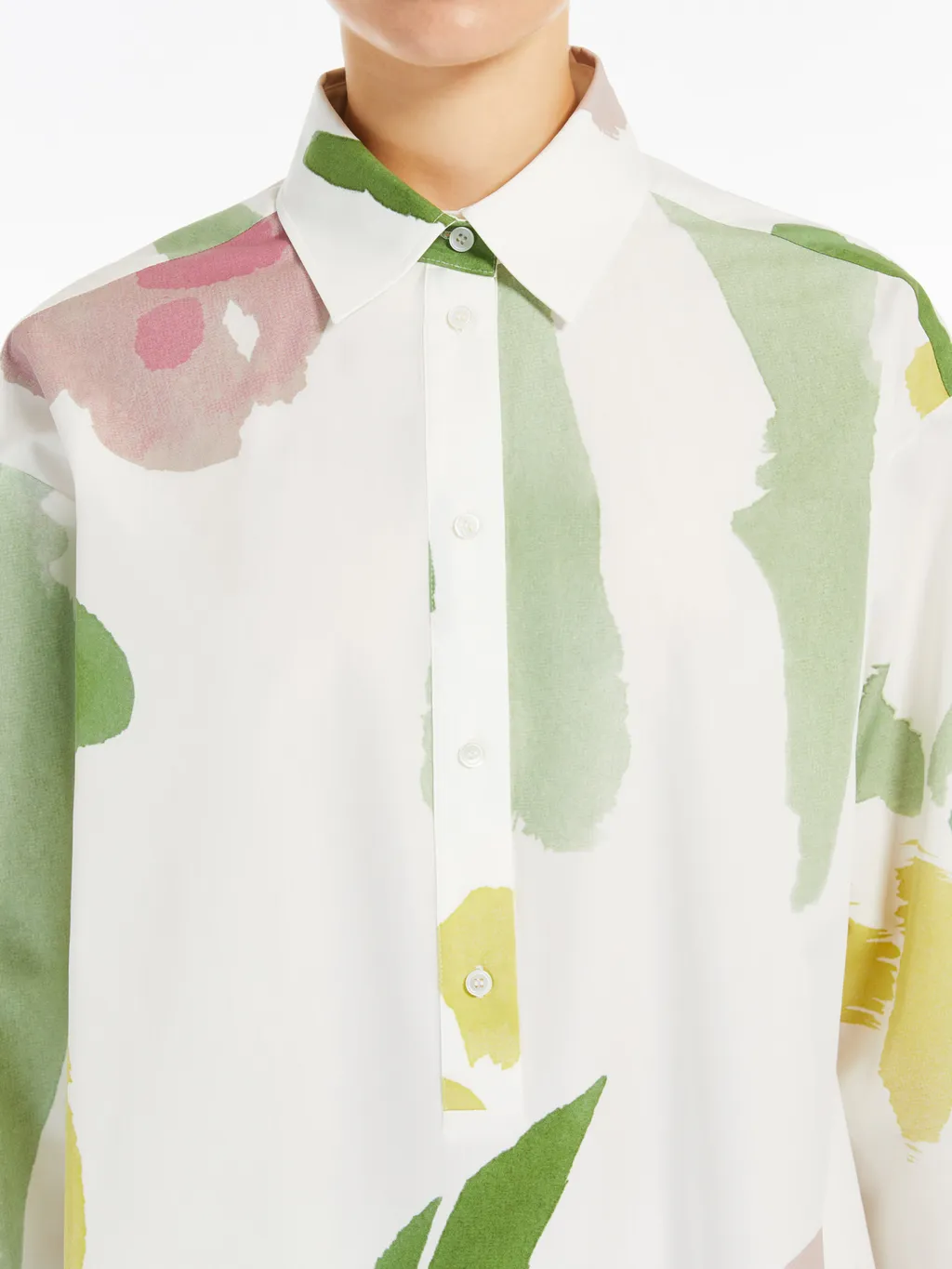 Printed Oversized Blouse