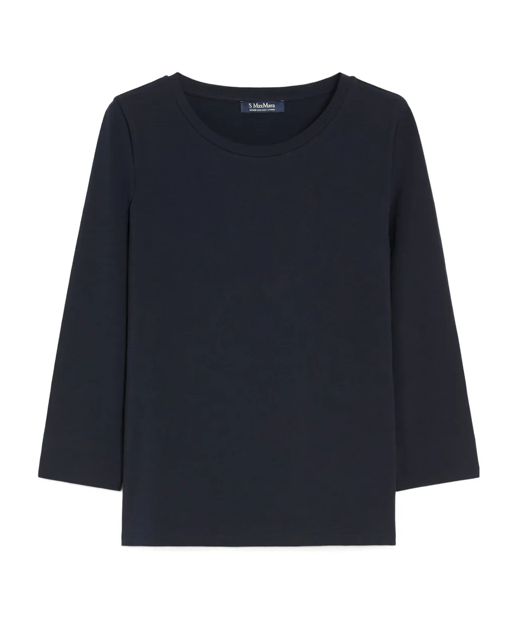 Jersey Boat-Neck T-Shirt