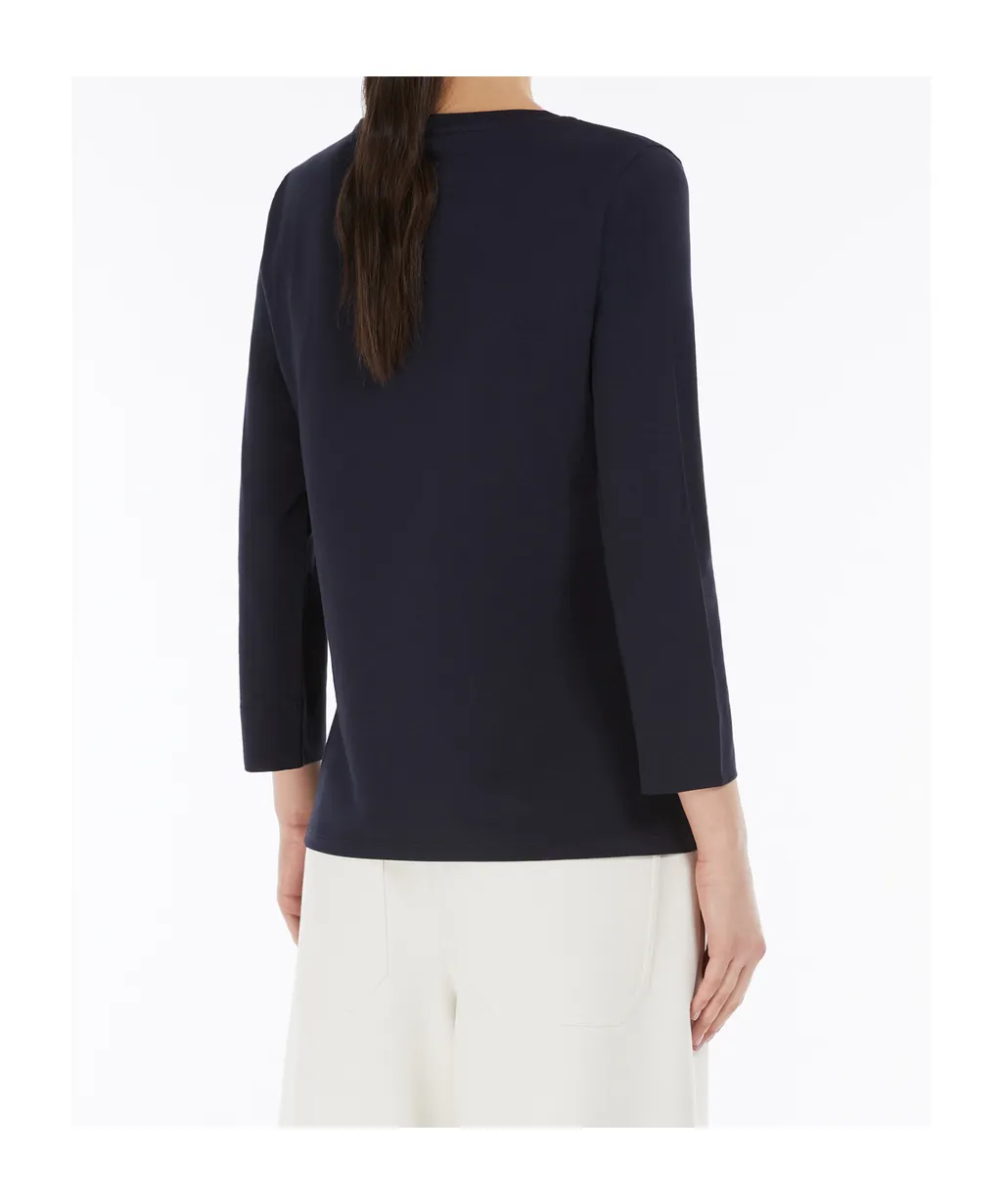 Jersey Boat-Neck T-Shirt