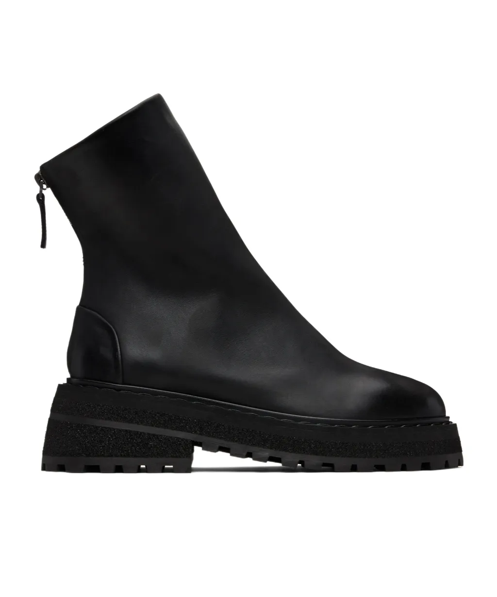 Wedge Zipped Ankle Boots