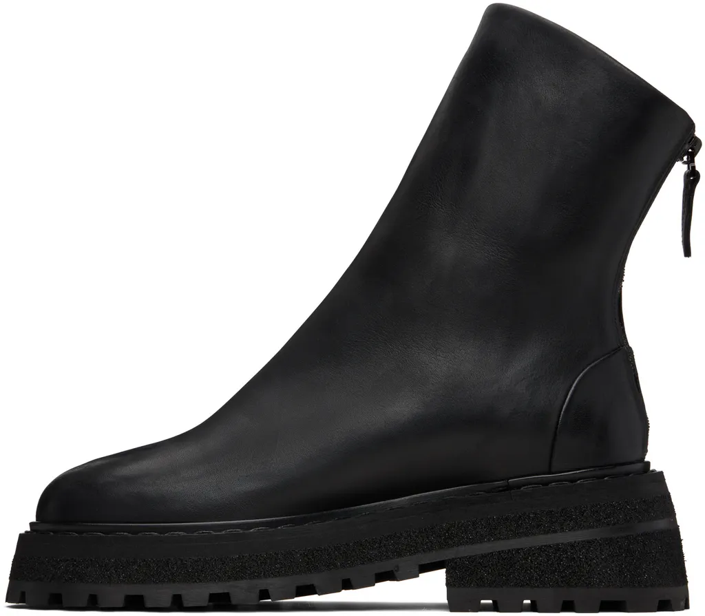 Wedge Zipped Ankle Boots